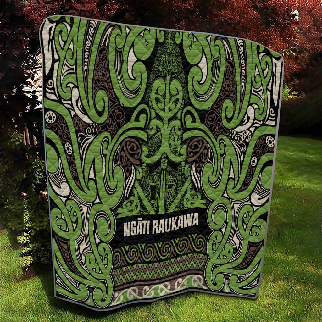 Aotearoa Iwi Ngati Raukawa Quilt Maori Wharenui House Tribal Pattern