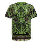 Aotearoa Iwi Ngati Raukawa Rugby Jersey Maori Wharenui House Tribal Pattern