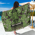 Aotearoa Iwi Ngati Raukawa Sarong Maori Wharenui House Tribal Pattern