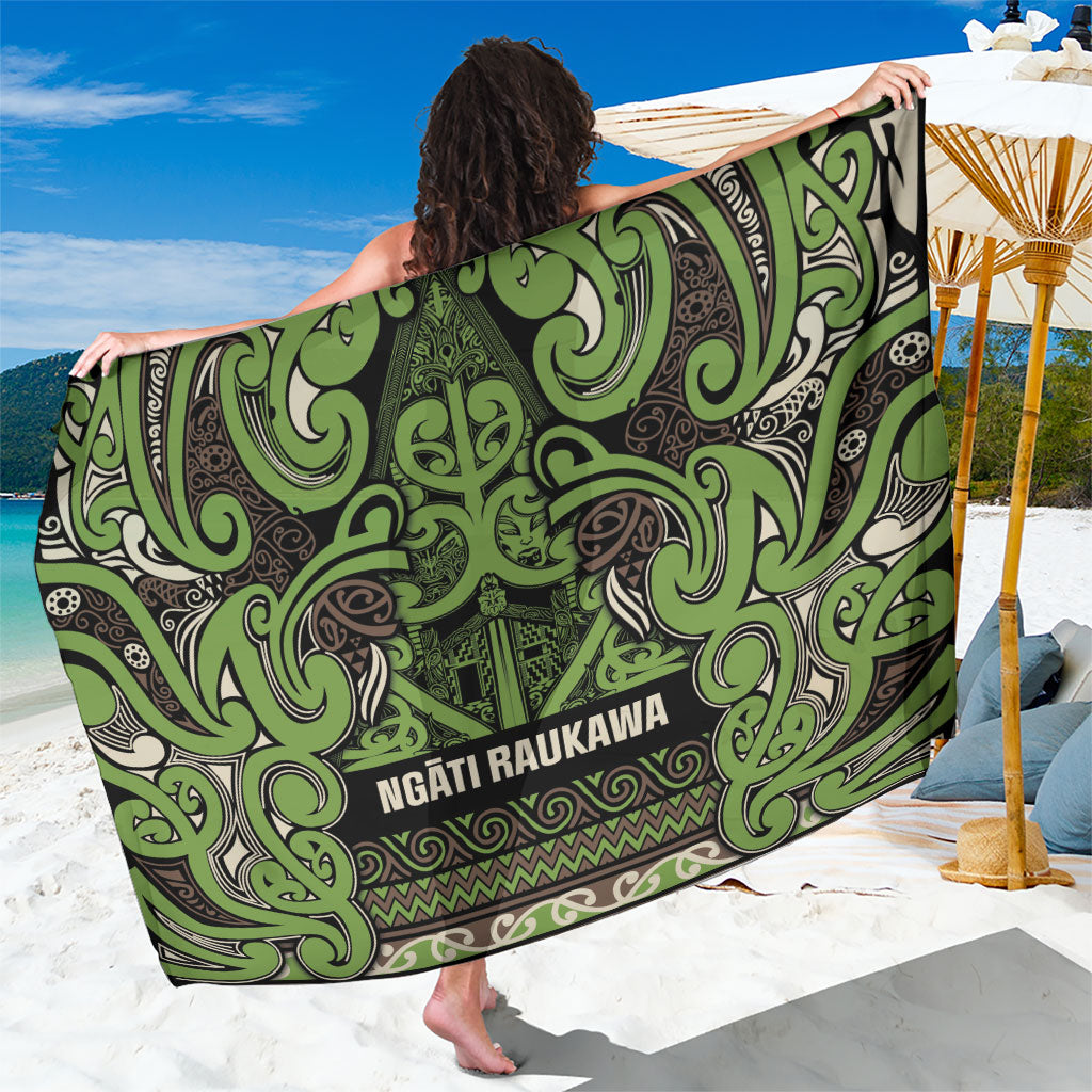 Aotearoa Iwi Ngati Raukawa Sarong Maori Wharenui House Tribal Pattern