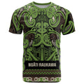 Aotearoa Iwi Ngati Raukawa T Shirt Maori Wharenui House Tribal Pattern