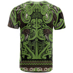 Aotearoa Iwi Ngati Raukawa T Shirt Maori Wharenui House Tribal Pattern