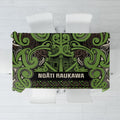 Aotearoa Iwi Ngati Raukawa Tablecloth Maori Wharenui House Tribal Pattern