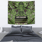 Aotearoa Iwi Ngati Raukawa Tapestry Maori Wharenui House Tribal Pattern