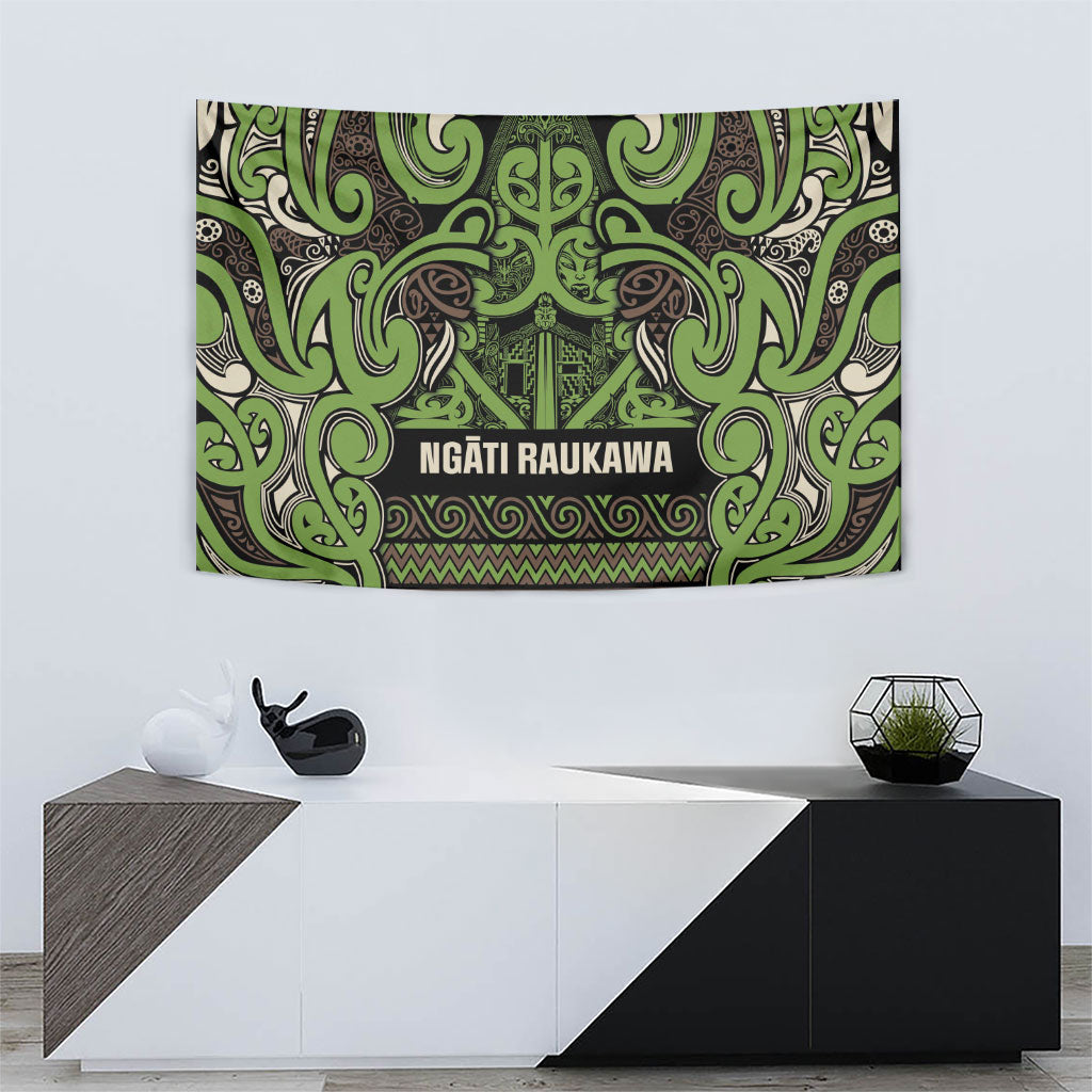 Aotearoa Iwi Ngati Raukawa Tapestry Maori Wharenui House Tribal Pattern
