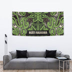 Aotearoa Iwi Ngati Raukawa Tapestry Maori Wharenui House Tribal Pattern