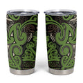 Aotearoa Iwi Ngati Raukawa Tumbler Cup Maori Wharenui House Tribal Pattern