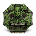 Aotearoa Iwi Ngati Raukawa Umbrella Maori Wharenui House Tribal Pattern