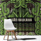Aotearoa Iwi Ngati Raukawa Window Curtain Maori Wharenui House Tribal Pattern