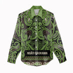 Aotearoa Iwi Ngati Raukawa Women Casual Shirt Maori Wharenui House Tribal Pattern