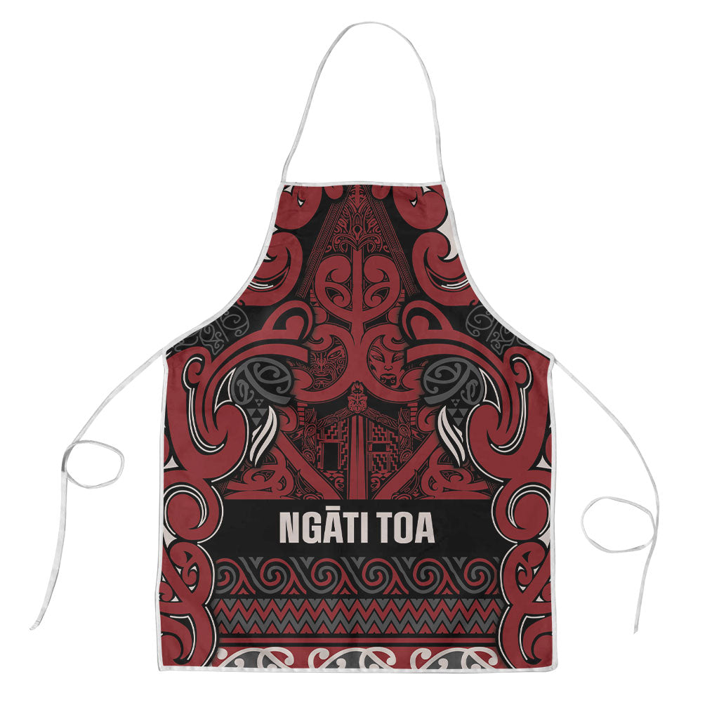 Aotearoa Iwi Ngati Toa Apron Maori Wharenui House Tribal Pattern