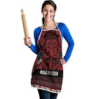 Aotearoa Iwi Ngati Toa Apron Maori Wharenui House Tribal Pattern
