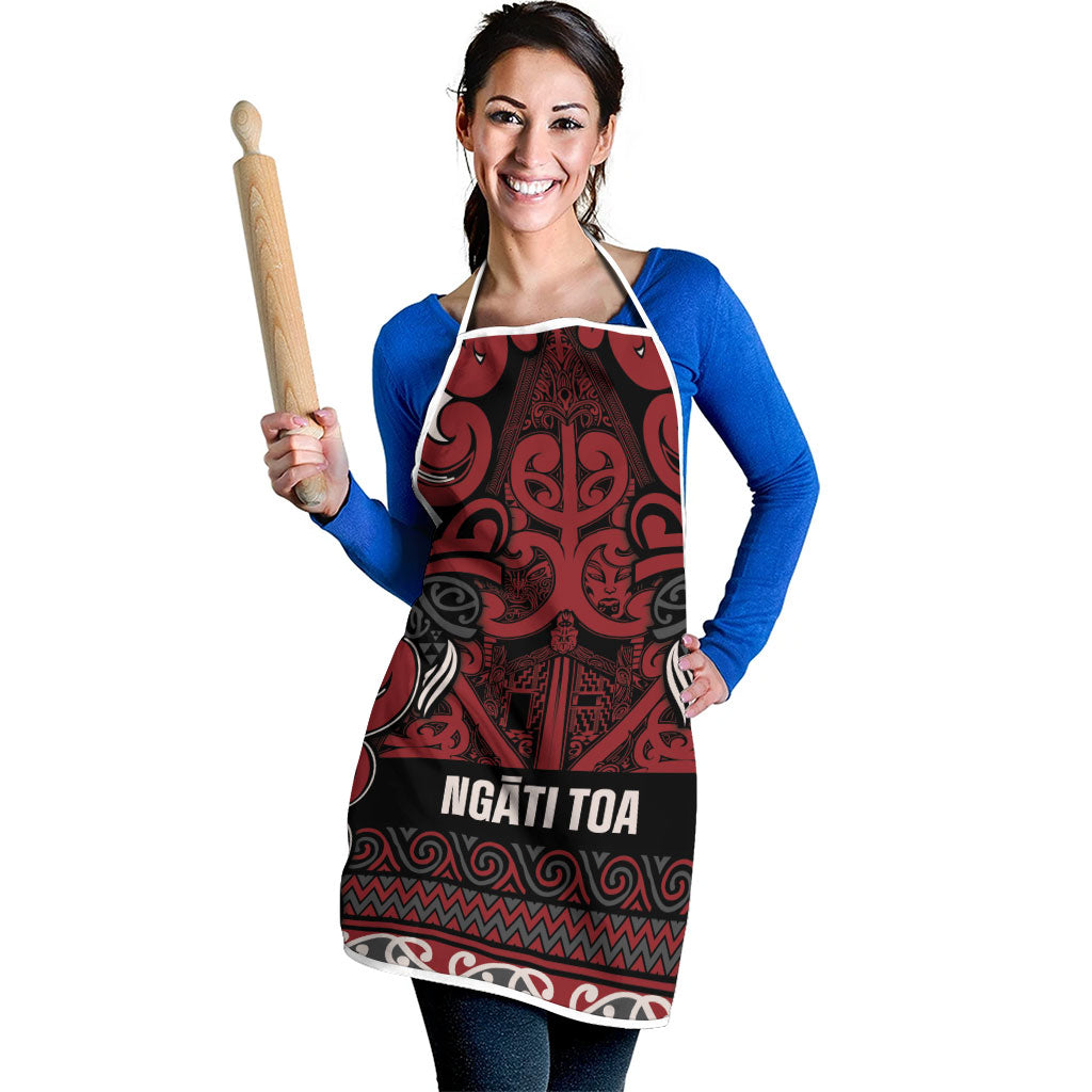 Aotearoa Iwi Ngati Toa Apron Maori Wharenui House Tribal Pattern