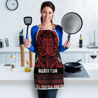 Aotearoa Iwi Ngati Toa Apron Maori Wharenui House Tribal Pattern