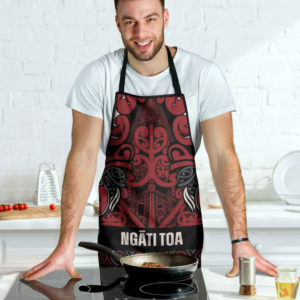 Aotearoa Iwi Ngati Toa Apron Maori Wharenui House Tribal Pattern