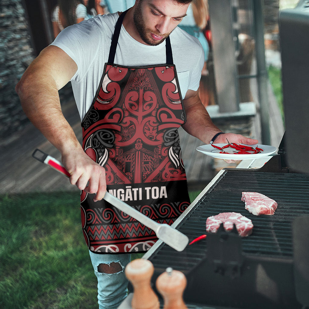 Aotearoa Iwi Ngati Toa Apron Maori Wharenui House Tribal Pattern