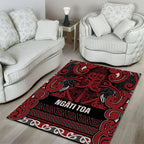 Aotearoa Iwi Ngati Toa Area Rug Maori Wharenui House Tribal Pattern