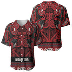Aotearoa Iwi Ngati Toa Baseball Jersey Maori Wharenui House Tribal Pattern