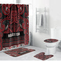 Aotearoa Iwi Ngati Toa Bathroom Set Maori Wharenui House Tribal Pattern