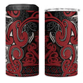 Aotearoa Iwi Ngati Toa 4 in 1 Can Cooler Tumbler Maori Wharenui House Tribal Pattern