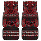 Aotearoa Iwi Ngati Toa Car Mats Maori Wharenui House Tribal Pattern