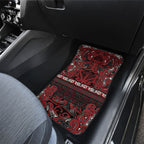 Aotearoa Iwi Ngati Toa Car Mats Maori Wharenui House Tribal Pattern