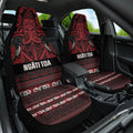 Aotearoa Iwi Ngati Toa Car Seat Cover Maori Wharenui House Tribal Pattern