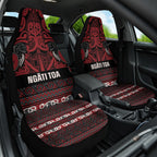 Aotearoa Iwi Ngati Toa Car Seat Cover Maori Wharenui House Tribal Pattern