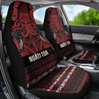 Aotearoa Iwi Ngati Toa Car Seat Cover Maori Wharenui House Tribal Pattern