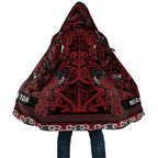 Aotearoa Iwi Ngati Toa Cloak Maori Wharenui House Tribal Pattern