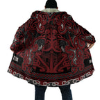 Aotearoa Iwi Ngati Toa Cloak Maori Wharenui House Tribal Pattern