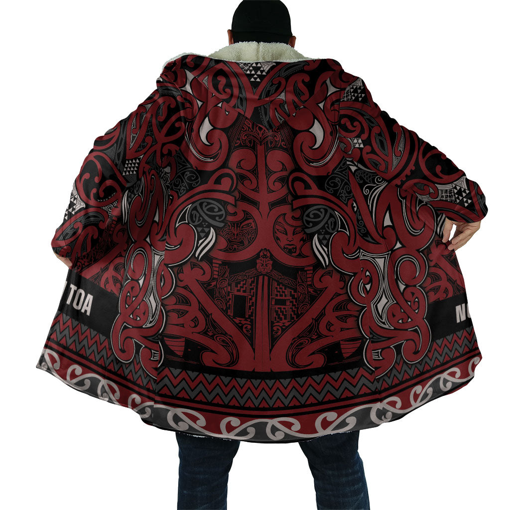 Aotearoa Iwi Ngati Toa Cloak Maori Wharenui House Tribal Pattern
