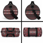 Aotearoa Iwi Ngati Toa Duffle Bag Maori Wharenui House Tribal Pattern