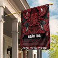 Aotearoa Iwi Ngati Toa Garden Flag Maori Wharenui House Tribal Pattern