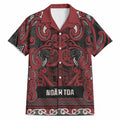Aotearoa Iwi Ngati Toa Hawaiian Shirt Maori Wharenui House Tribal Pattern