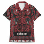 Aotearoa Iwi Ngati Toa Hawaiian Shirt Maori Wharenui House Tribal Pattern