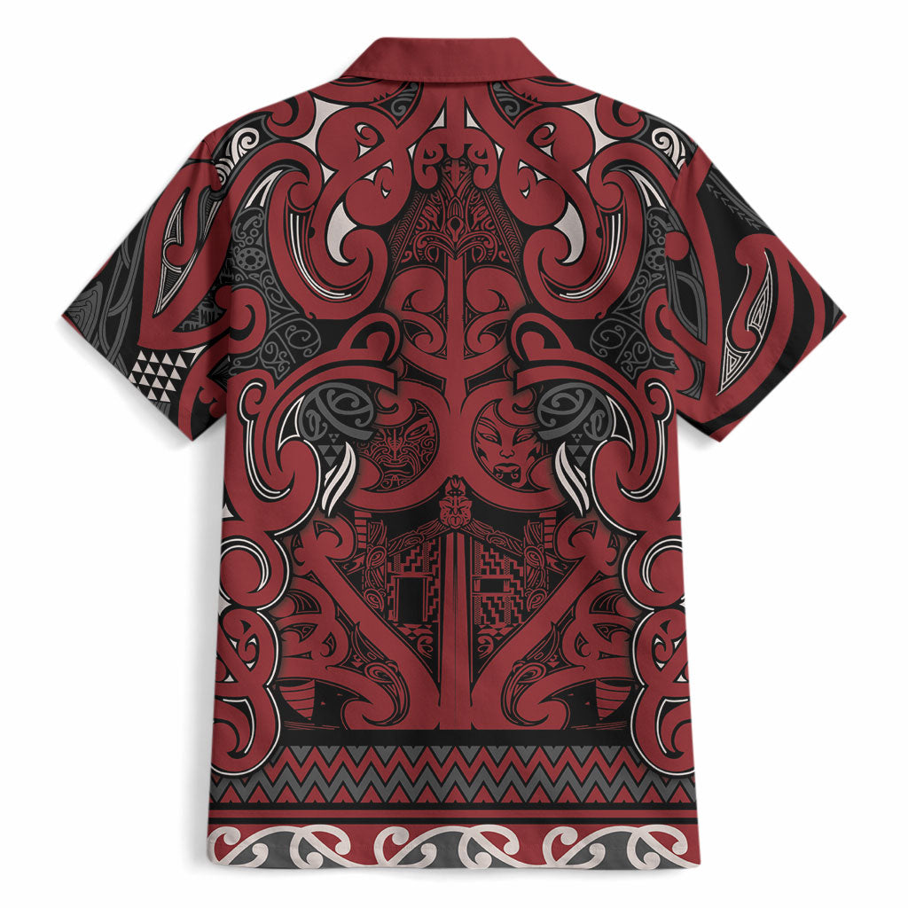 Aotearoa Iwi Ngati Toa Hawaiian Shirt Maori Wharenui House Tribal Pattern