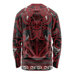 Aotearoa Iwi Ngati Toa Long Sleeve Shirt Maori Wharenui House Tribal Pattern
