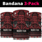 Aotearoa Iwi Ngati Toa Neck Gaiter Maori Wharenui House Tribal Pattern