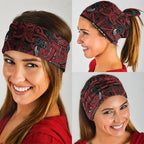 Aotearoa Iwi Ngati Toa Neck Gaiter Maori Wharenui House Tribal Pattern