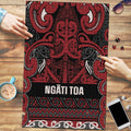 Aotearoa Iwi Ngati Toa Puzzle Maori Wharenui House Tribal Pattern