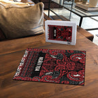 Aotearoa Iwi Ngati Toa Puzzle Maori Wharenui House Tribal Pattern