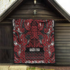 Aotearoa Iwi Ngati Toa Quilt Maori Wharenui House Tribal Pattern