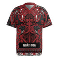 Aotearoa Iwi Ngati Toa Rugby Jersey Maori Wharenui House Tribal Pattern