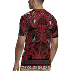 Aotearoa Iwi Ngati Toa Rugby Jersey Maori Wharenui House Tribal Pattern