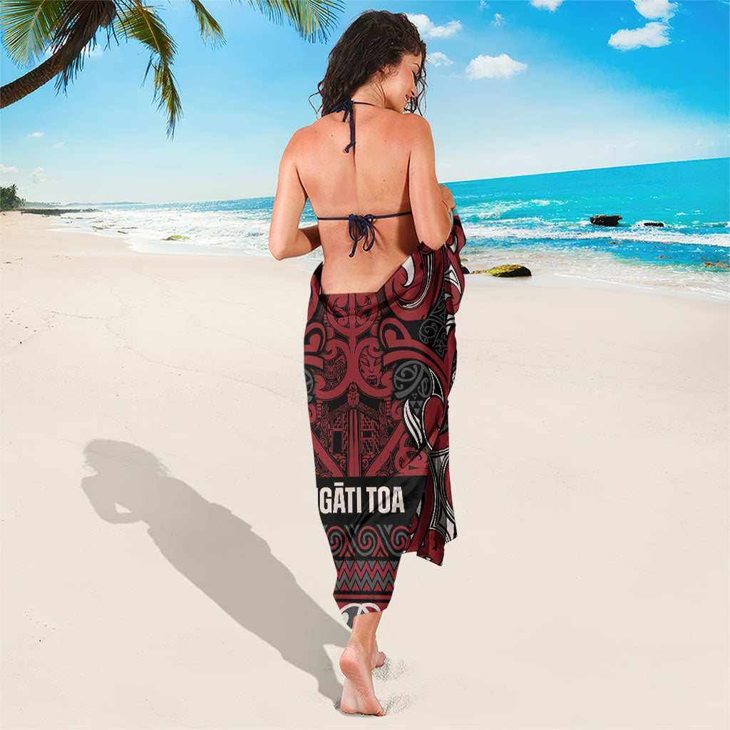 Aotearoa Iwi Ngati Toa Sarong Maori Wharenui House Tribal Pattern