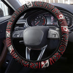Aotearoa Iwi Ngati Toa Steering Wheel Cover Maori Wharenui House Tribal Pattern