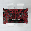 Aotearoa Iwi Ngati Toa Tablecloth Maori Wharenui House Tribal Pattern