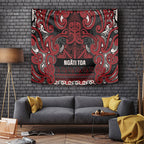 Aotearoa Iwi Ngati Toa Tapestry Maori Wharenui House Tribal Pattern
