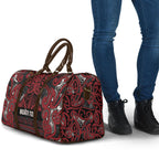 Aotearoa Iwi Ngati Toa Travel Bag Maori Wharenui House Tribal Pattern